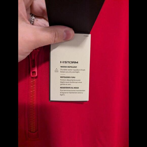 $80 Mens Under Armour Fleece Hooded Jacket Large NWT - Picture 4 of 8